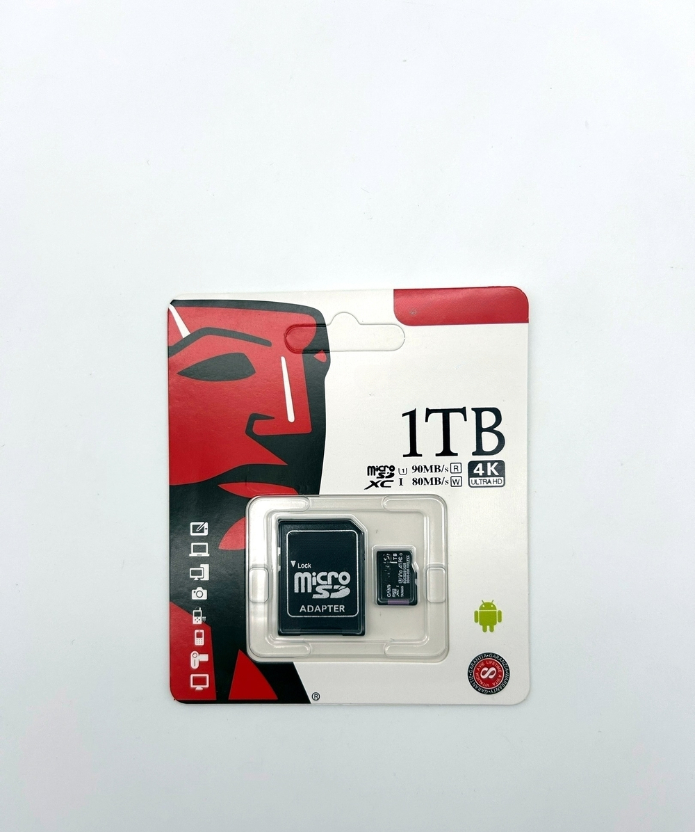 Карта памяти NoBrand MicroSD 1TБ с адаптером