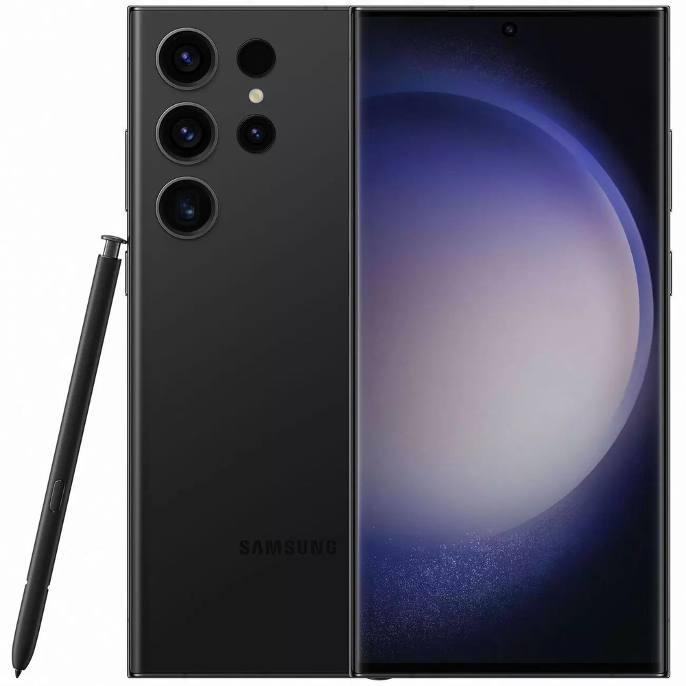 Смартфон Samsung Galaxy S23 Ultra 12/512ГБ, чёрный