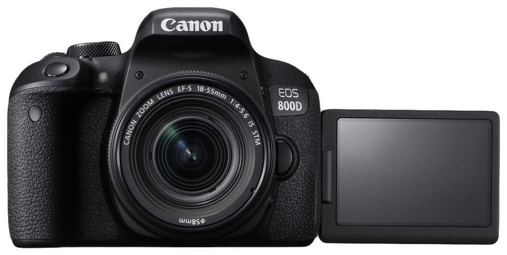 Фотоаппарат зеркальный Canon EOS 800D 18-55mm IS STM Black