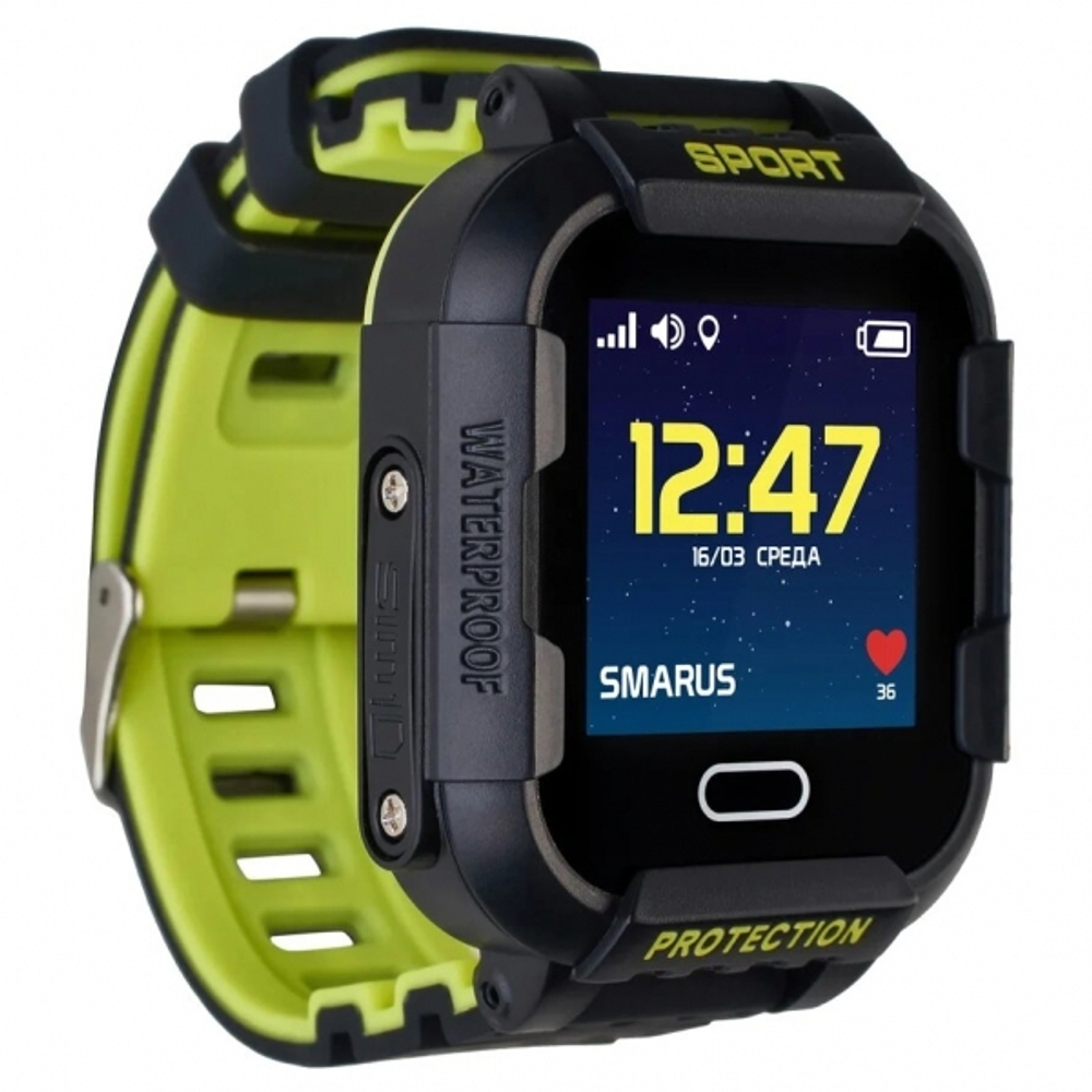 Детские смарт-часы Smarus kids K6 черные