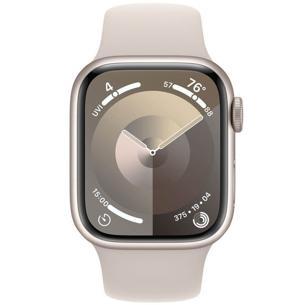 Смарт-часы Apple Watch Series 9 45 мм сияющая звезда M, L спортивный ремешок