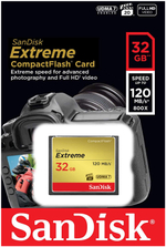 Карта памяти SanDisk Extreme Compact Flash SDCFXSB-032G-G46 32GB