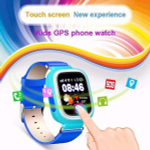 Детские умные часы Smart Baby Watch с GPS Q90 с Micro SIM (Голубой)