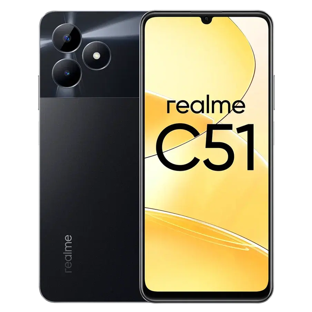 Смартфон Realme С51 4/128Gb черный (RMX3830)