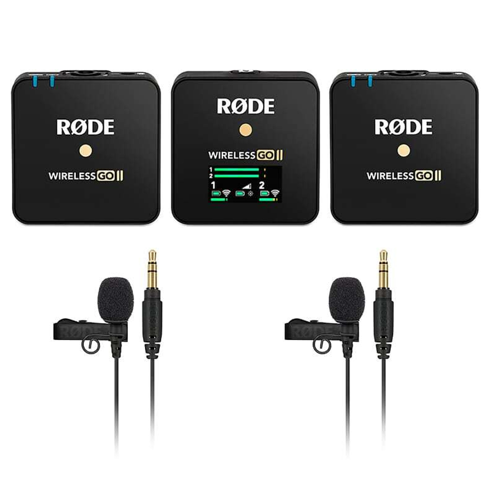 Беспроводная микрофонная система Rode WIGO II, (2) Lav Go, Cloth