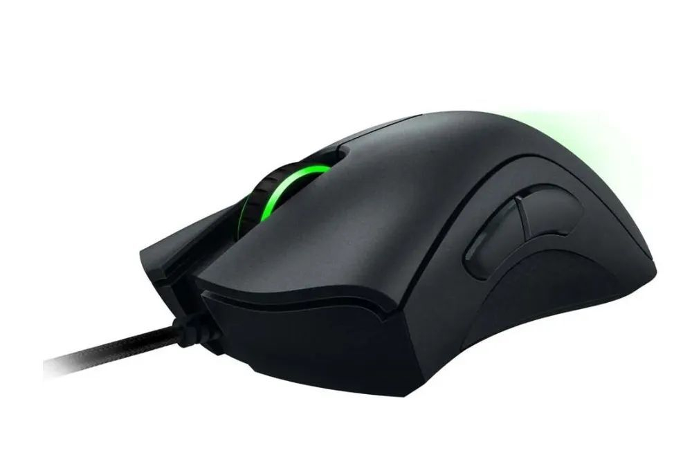 Игровая мышь Razer DeathAdder Essential Black/Green (RZ01-03850100-R3M1)