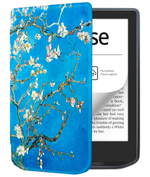 Электронная книга PocketBook 634 Verse Pro Azure с чехлом ReaderONE Sakura