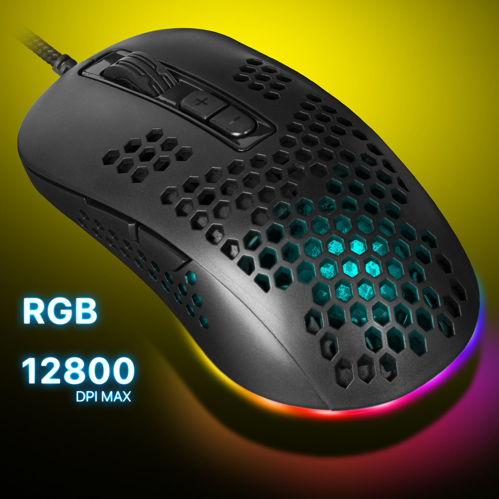 Проводная игровая мышь Defender Shepard GM-620L RGB черный