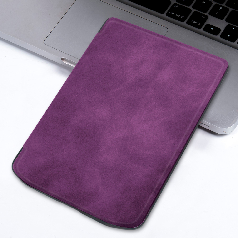 Электронная книга PocketBook 634 Verse Pro Azure с чехлом ReaderONE Purple