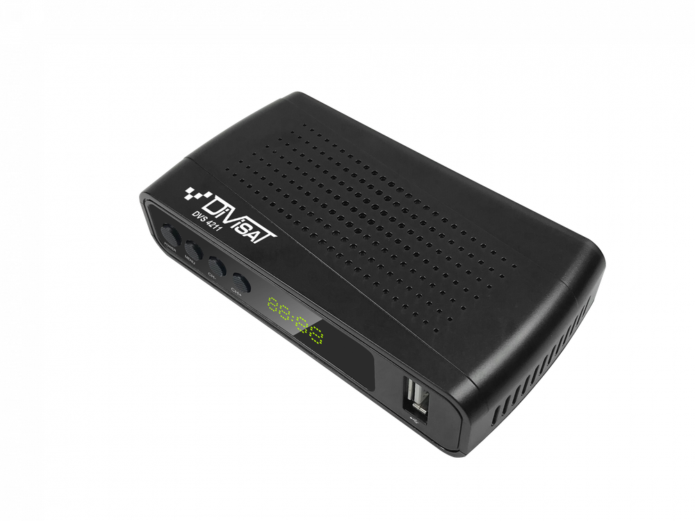 Ресивер для цифрового и кабельного ТВ DIVISAT DVS-4211 (DVB-T/T2/C)