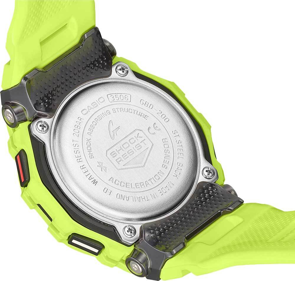 Японские спортивные наручные часы Casio G-SHOCK GBD-200-9ER с хронографом