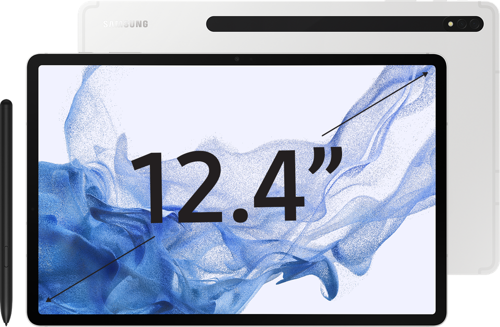 Планшет Samsung Galaxy Tab S8+ 128GB 5G Silver (SM-X806BZSASER)