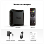 Смарт-приставка Android 10 X96Q (1+8гб) Black