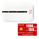 WiFi роутер OLAX MT10, сим карта с интернетом за 1190р/мес
