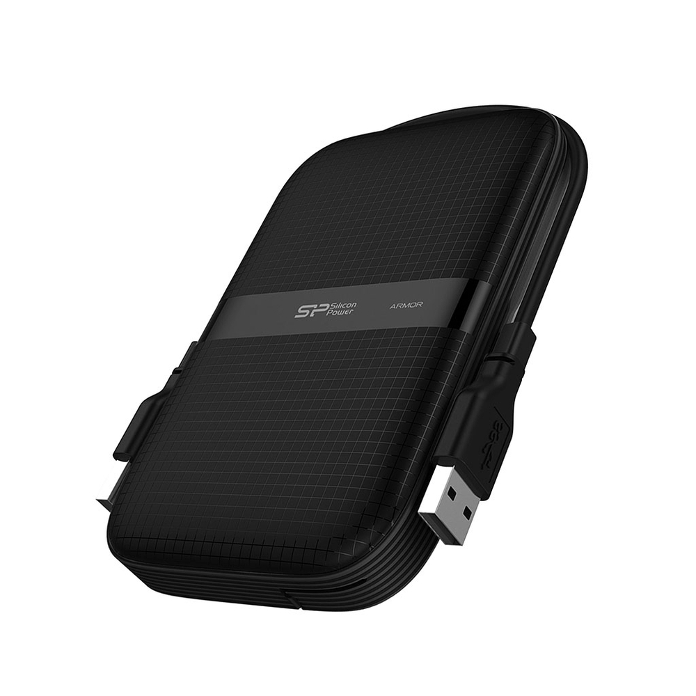 Диск HDD Silicon Power Armor A60, 2TB, 2.5", USB 3.2, чёрный