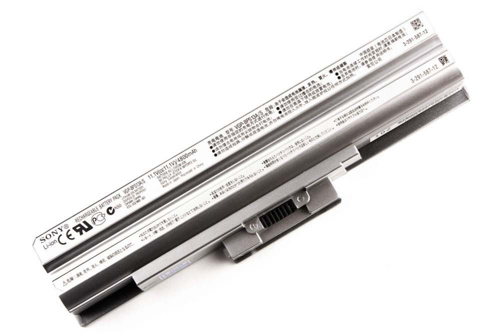 Аккумулятор для ноутбука Sony VAIO VGP-BPS13 серебрянный ORG (11.1V 4800mAh)