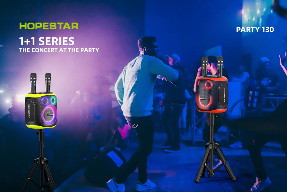 Портативная колонка Hopestar Party 130 Gray