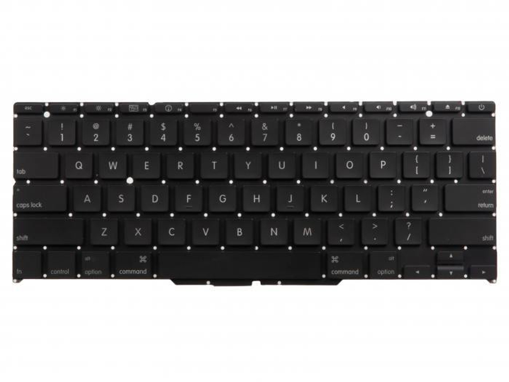 Клавиатура NoBrand MacBook Air 11" A1370 2010 английская раскладка, Enter горизонтальный