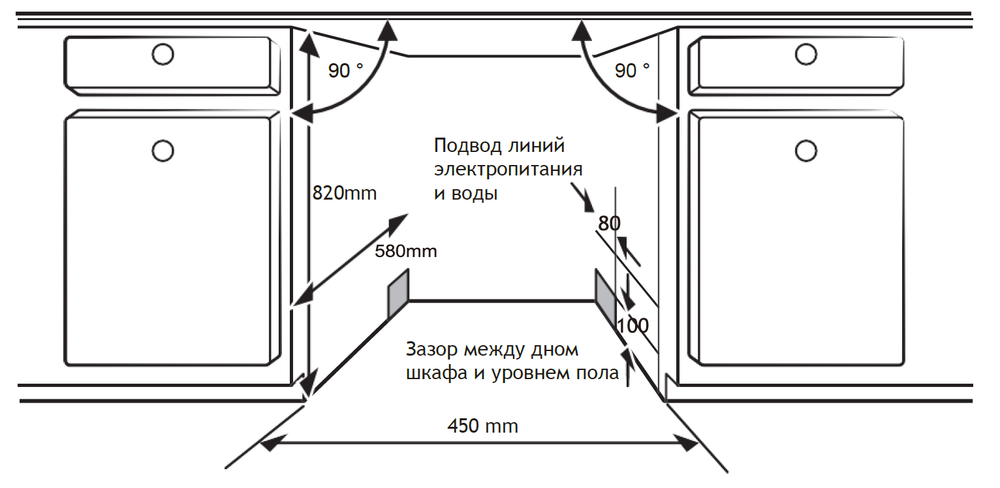 Встраиваемая посудомоечная машина Weissgauff BDW 4150 Touch DC Inverter Wi-Fi