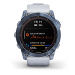 Умные часы Garmin Fenix 7X Sapphire Solar, голубой