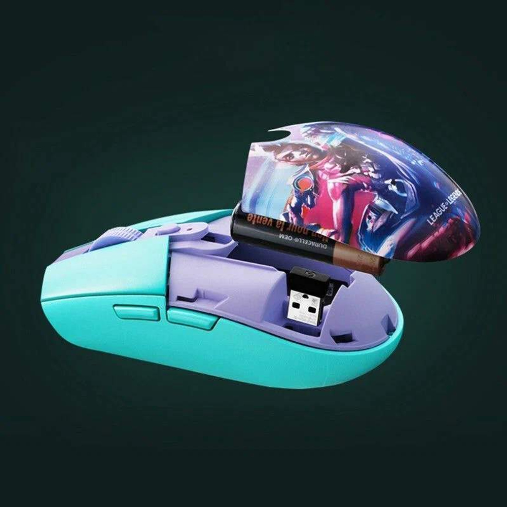 Беспроводная игровая мышь Logitech G304 EKKO бирюзовый