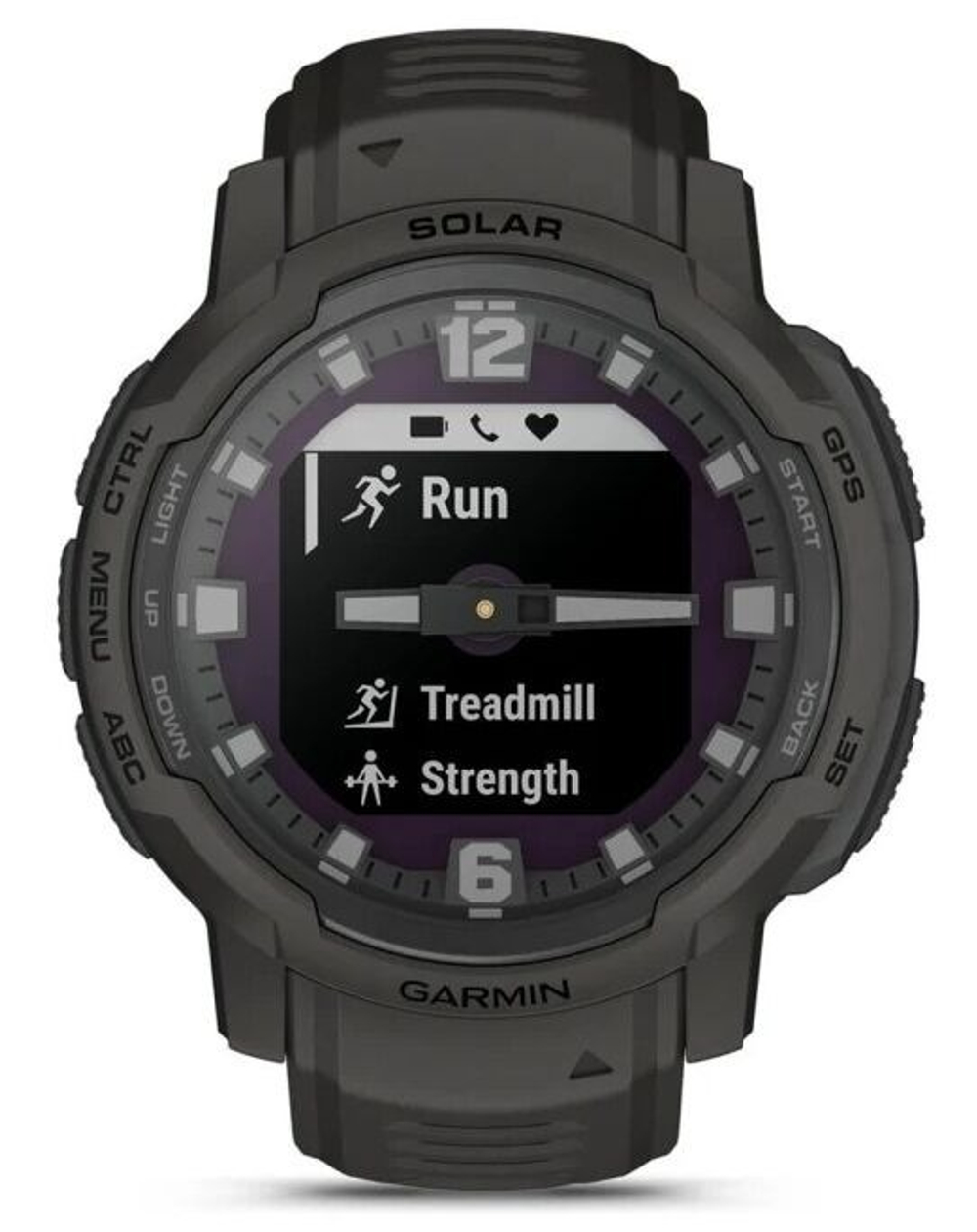 Наручные часы мужские GARMIN Instinct Crossover Solar черные