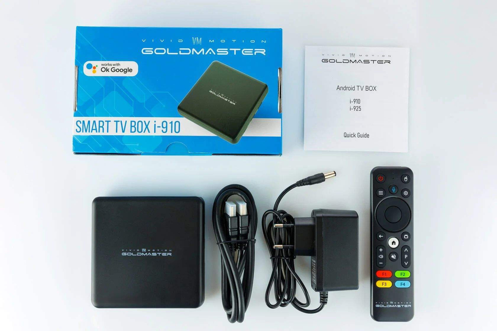 GoldMaster GM I-910 2/16GB - Смарт-приставка Android 10 TV