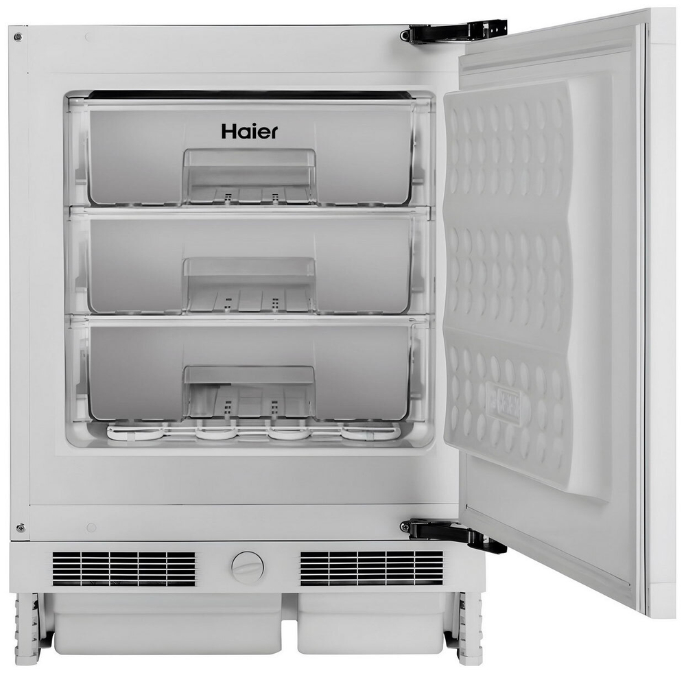Встраиваемая морозильная камера Haier HUF90RU белая