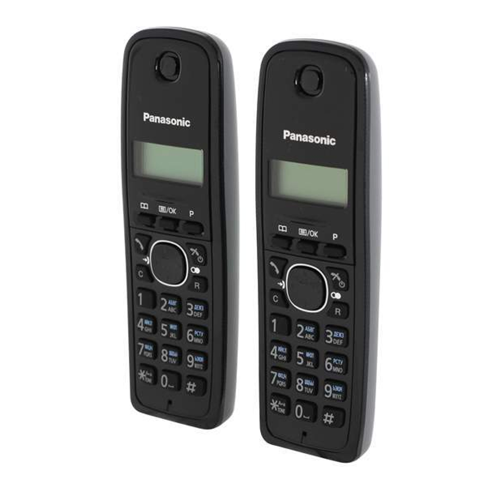 DECT телефон Panasonic KX-TG1612RUH черный, серый