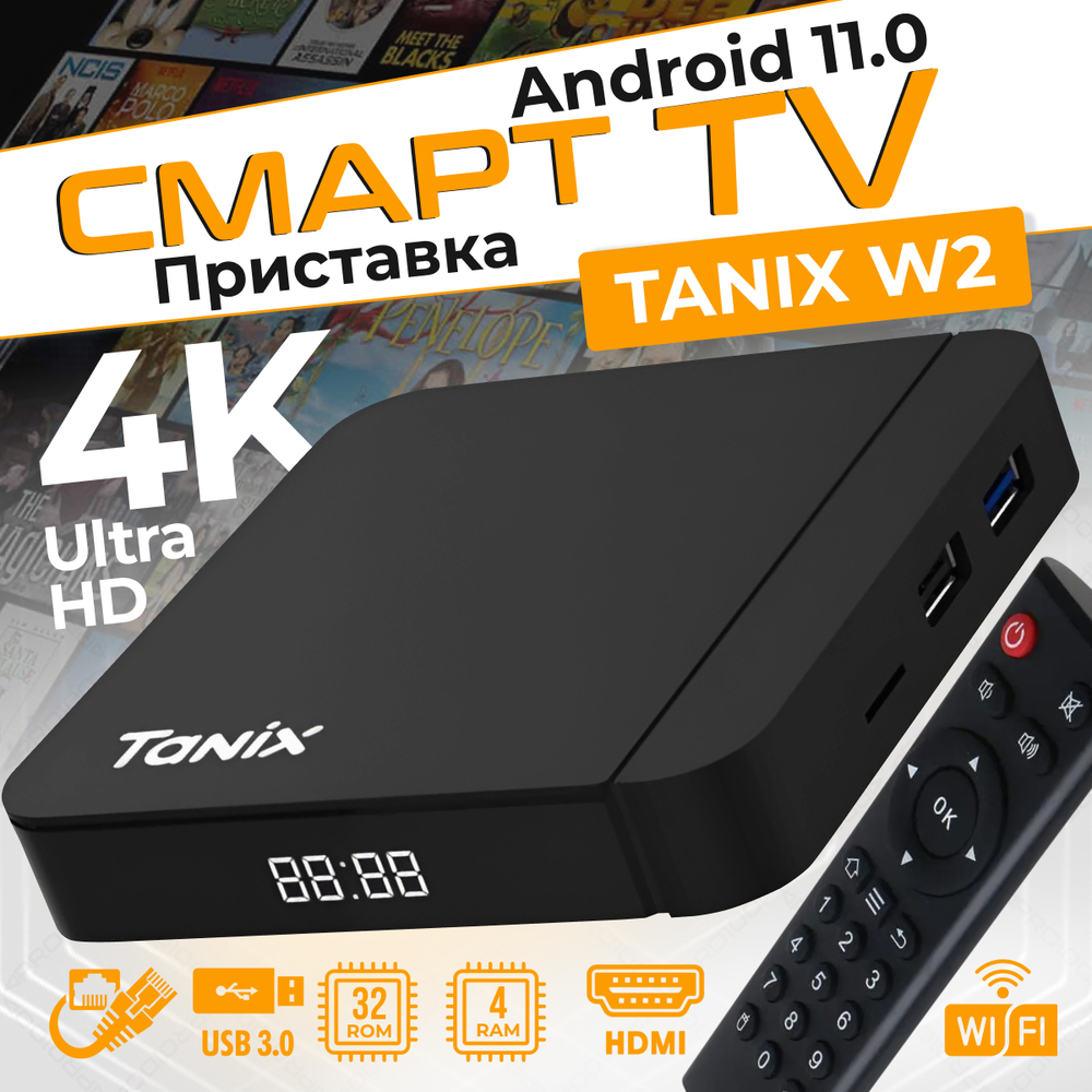 Смарт-приставка Magic Ghost Tanix W2 4/32