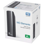 Внешний жесткий диск WD Elements Desktop 4ТБ (WDBWLG0040HBK-04)