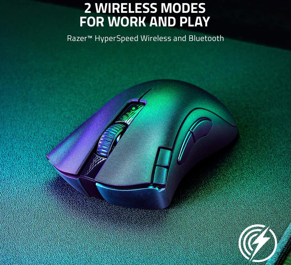 Беспроводная игровая мышь Razer DeathAdder V2 X HyperSpeed черный (RZ01-04130100-R3G1)