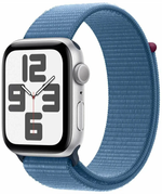 Умные часы Apple Watch SE Gen 2 (2023) GPS + Cellular 40 мм Silver Aluminum Case/Winter Blue Sport Loop