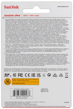 Карта памяти SanDisk SDXC 256ГБ Ultra Class 10 UHS-I U1 (150 Mb/s)