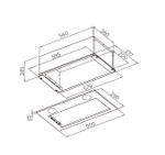 Вытяжка встраиваемая Haier HVX-BI671X серый
