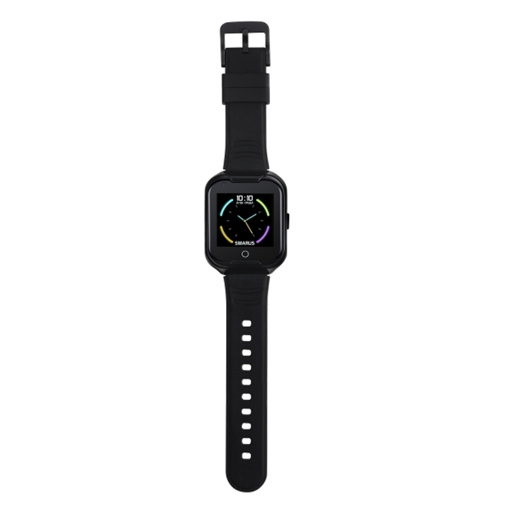 Детские смарт-часы  GPS 4G c видеозвонком SMARUS kids KW1 черные