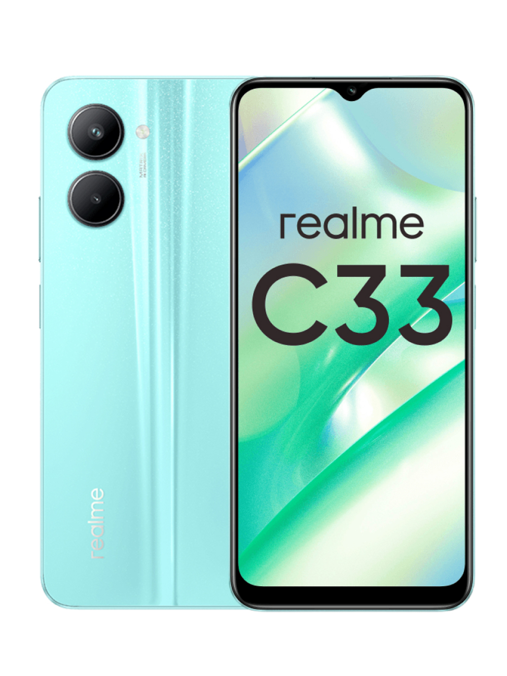 Смартфон Realme C33 2023 4/128Gb Aqua Blue