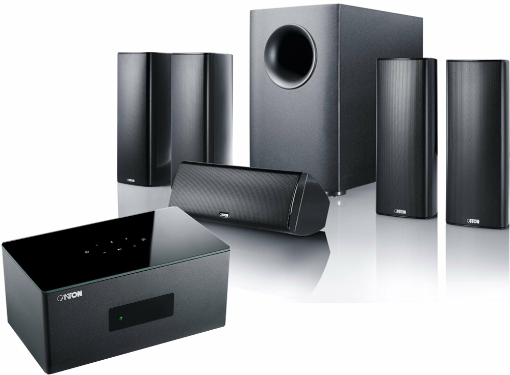 Готовый комплект домашнего кинотеатра Canton Smart Cinema 365 Black Matt