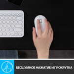 Беспроводная мышь Logitech Pebble M350 White (910-005716)