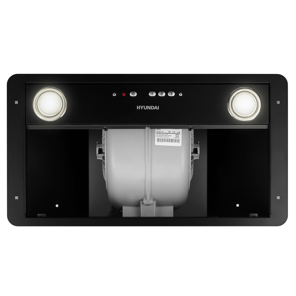 Вытяжка встраиваемая HYUNDAI HBB 6035 BK черный