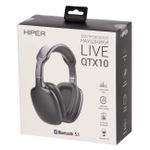 Наушники Hiper Live черный (HTW-QTX10)