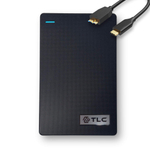 Внешний жесткий диск TLC Slim Portable, Портативный HDD 2,5" 500 Gb USB type-C, Черный