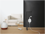Смарт-приставка Google Chromecast с Google TV HD / белый