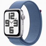 Смарт-часы Apple Watch SE2 44 mm Silver Aluminium Case, Winter Blue Sport Loop