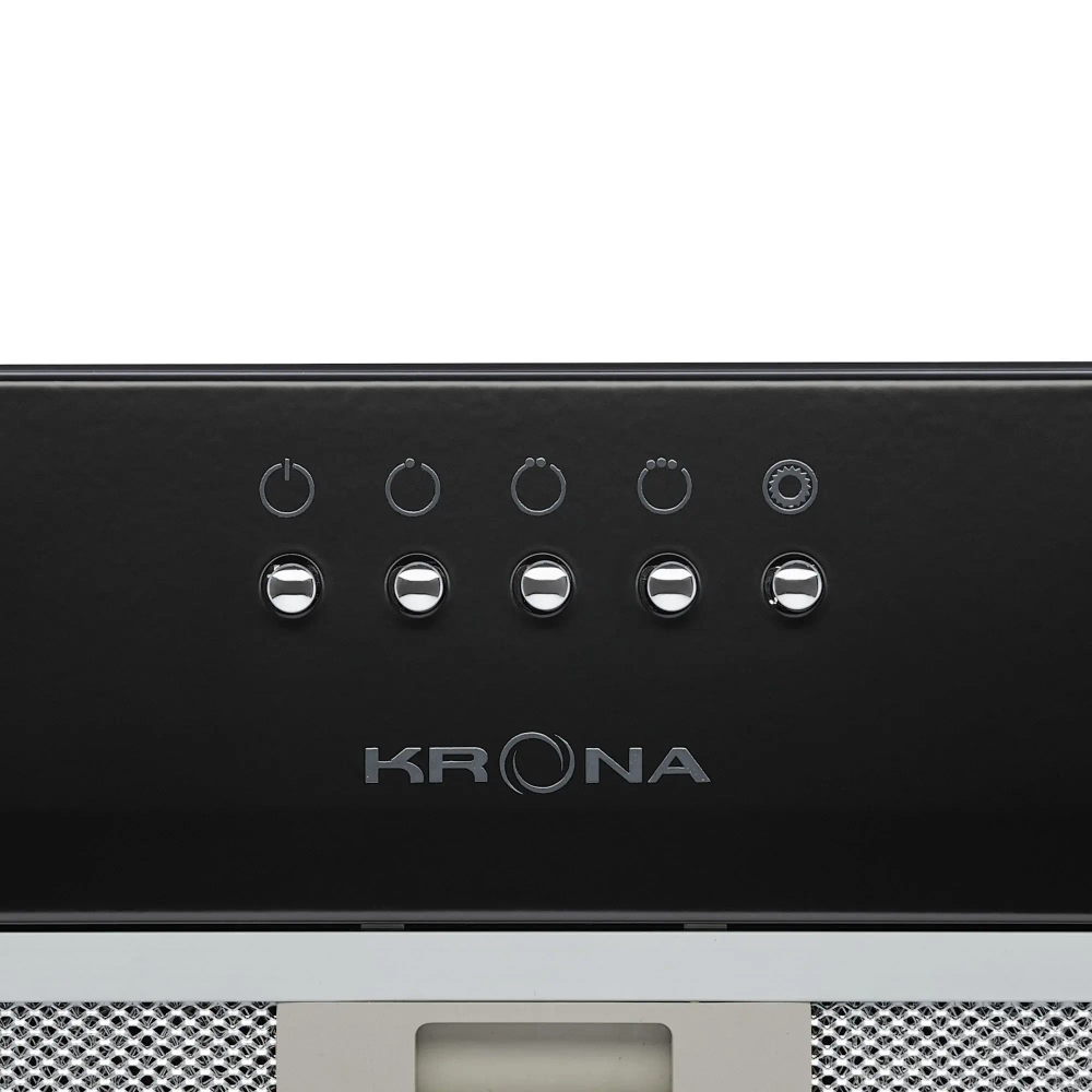 Вытяжка встраиваемая Krona RUNA 600 PB черный
