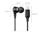 Наушники UGREEN EP103 (30631) In-Ear Earphones with Lightning Connector. Черный