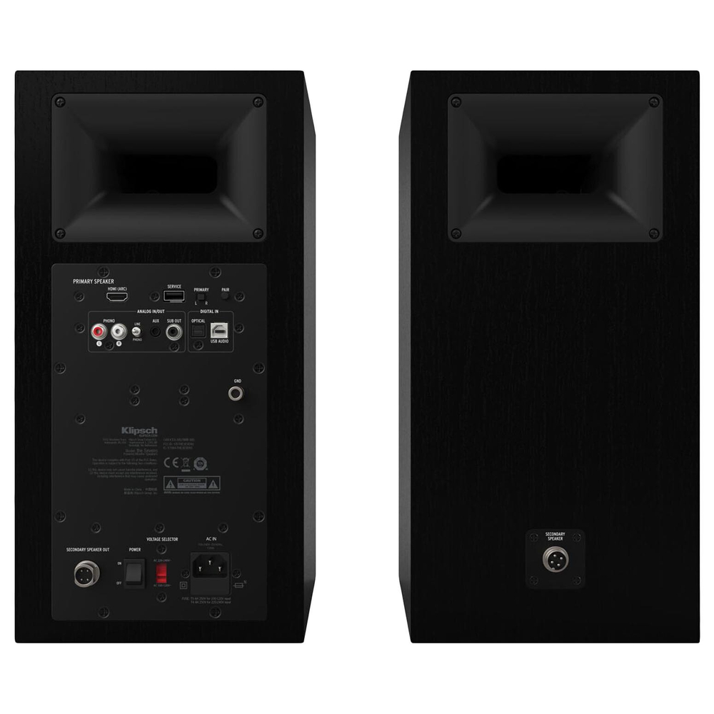 Полочная акустика Klipsch The Sevens, 2 шт, черный