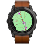 Смарт-часы Garmin Epix Pro Gen 2 черный/коричневый (154534)