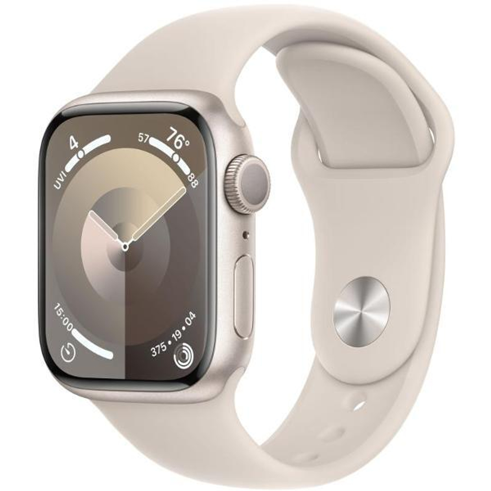 Смарт-часы Apple Watch S9 GPS 45mm Starlight Case with Starlight Sport Band (MR983)