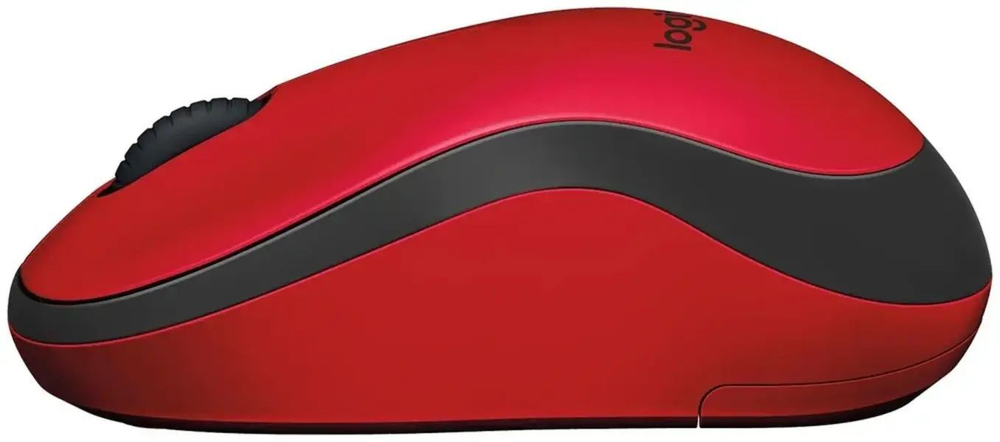 Беспроводная мышь Logitech M220 Silent Red/Black (910-004897)